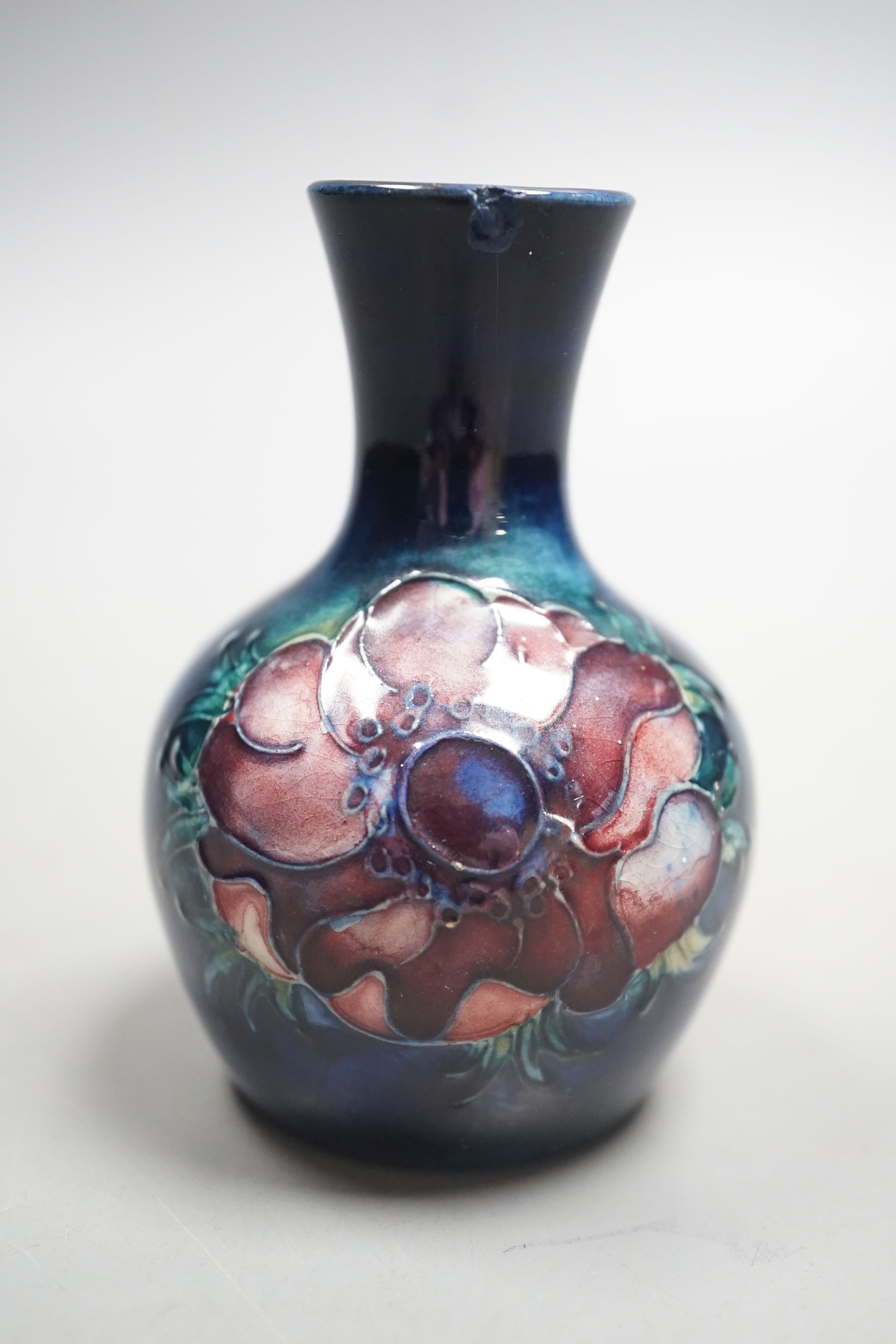 A small Moorcroft vase, 9cm tall